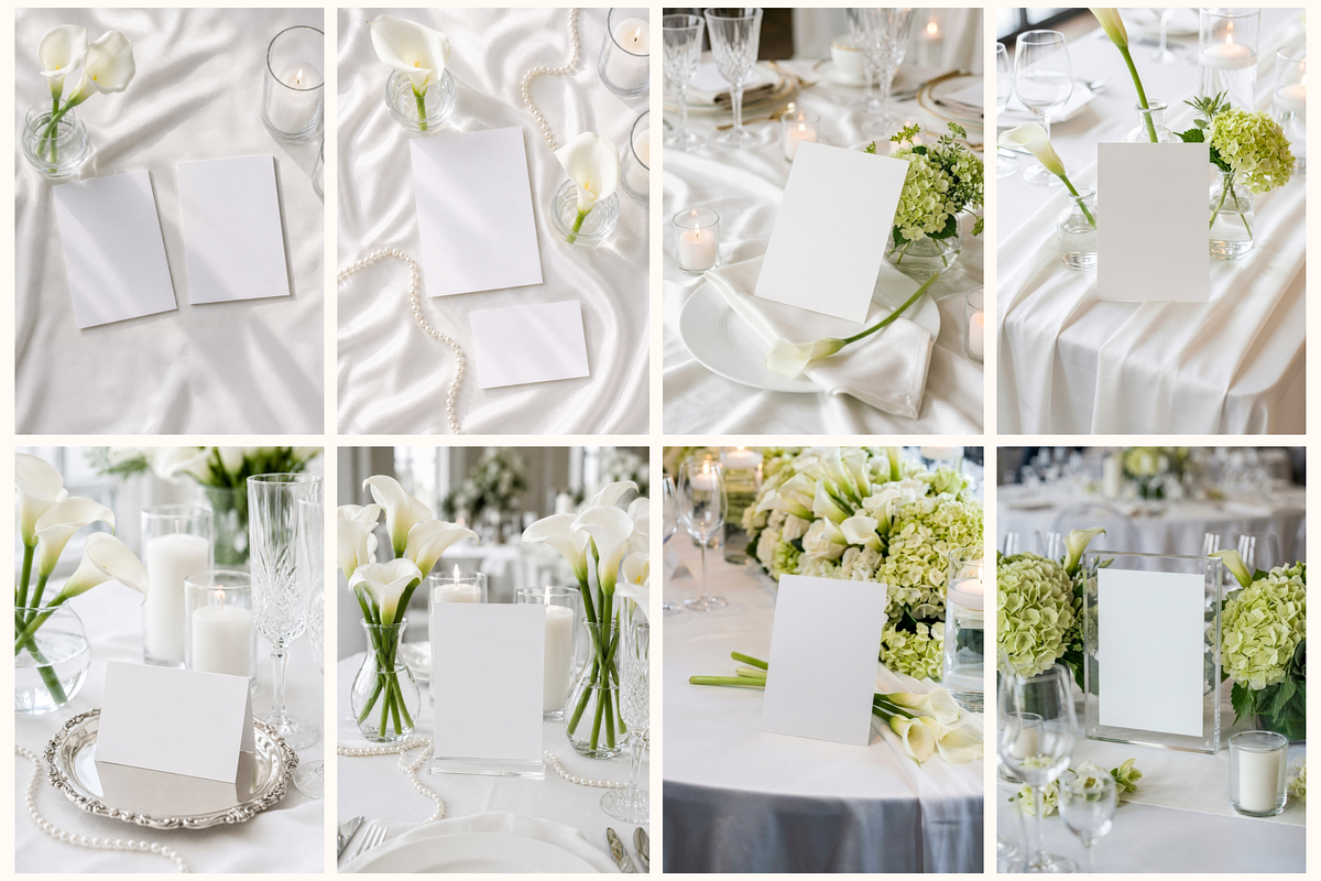 Tender Ivory Wedding Mockup Bundle, an Advertising Mockup by Serenefeeling (Photo 12 of 14)