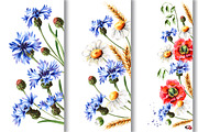 Summer flowers, a Decorative Illustration by Daria Ustiugova (Thumbnail 6 of 10)
