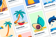 Animated Tropical Icon Set, a Duotone Icon by Prosymbols (Thumbnail 3 of 14)
