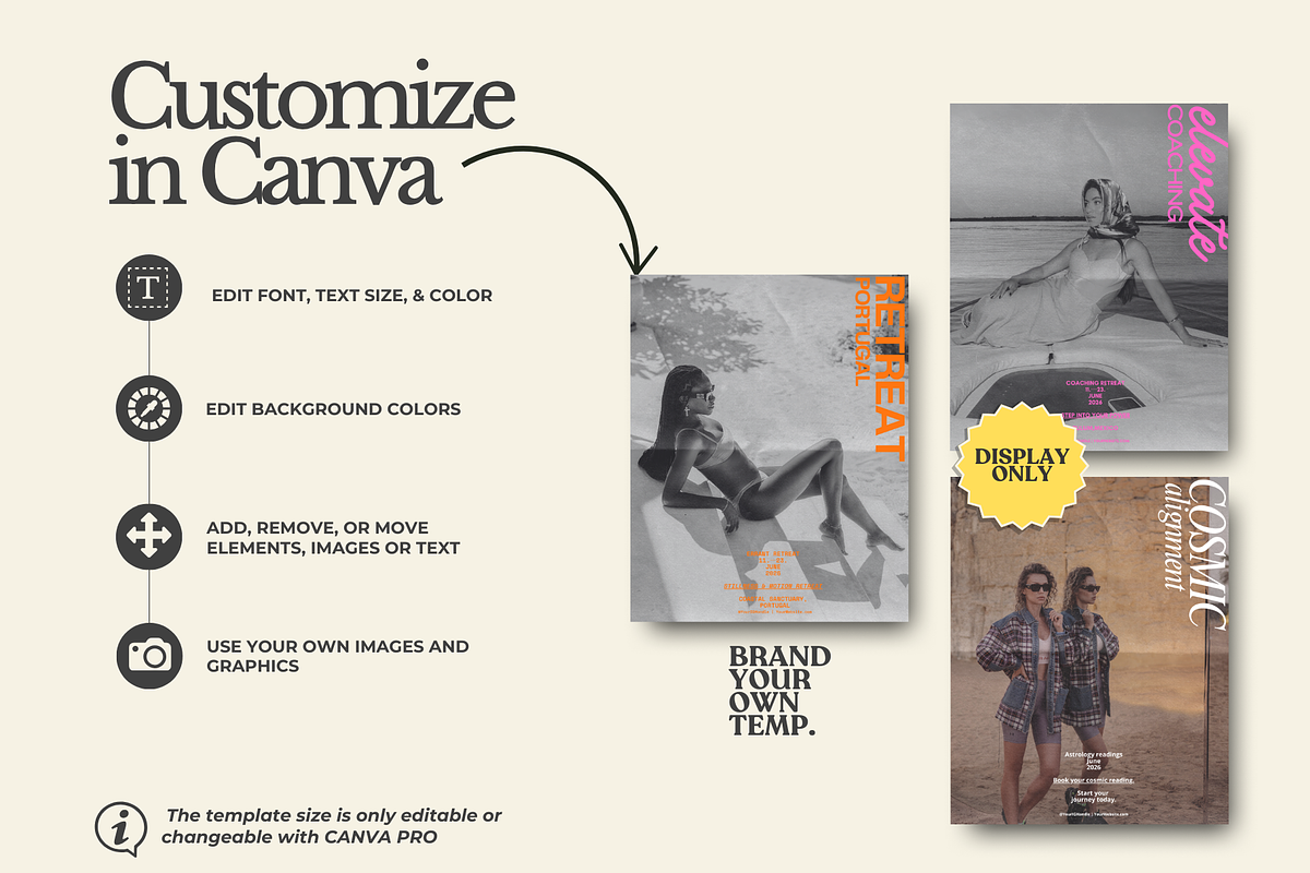 BEACHY TRAVEL INSTAGRAM TEMPLATES, a Templates & Theme by BYOTstudios (Photo 9 of 11)