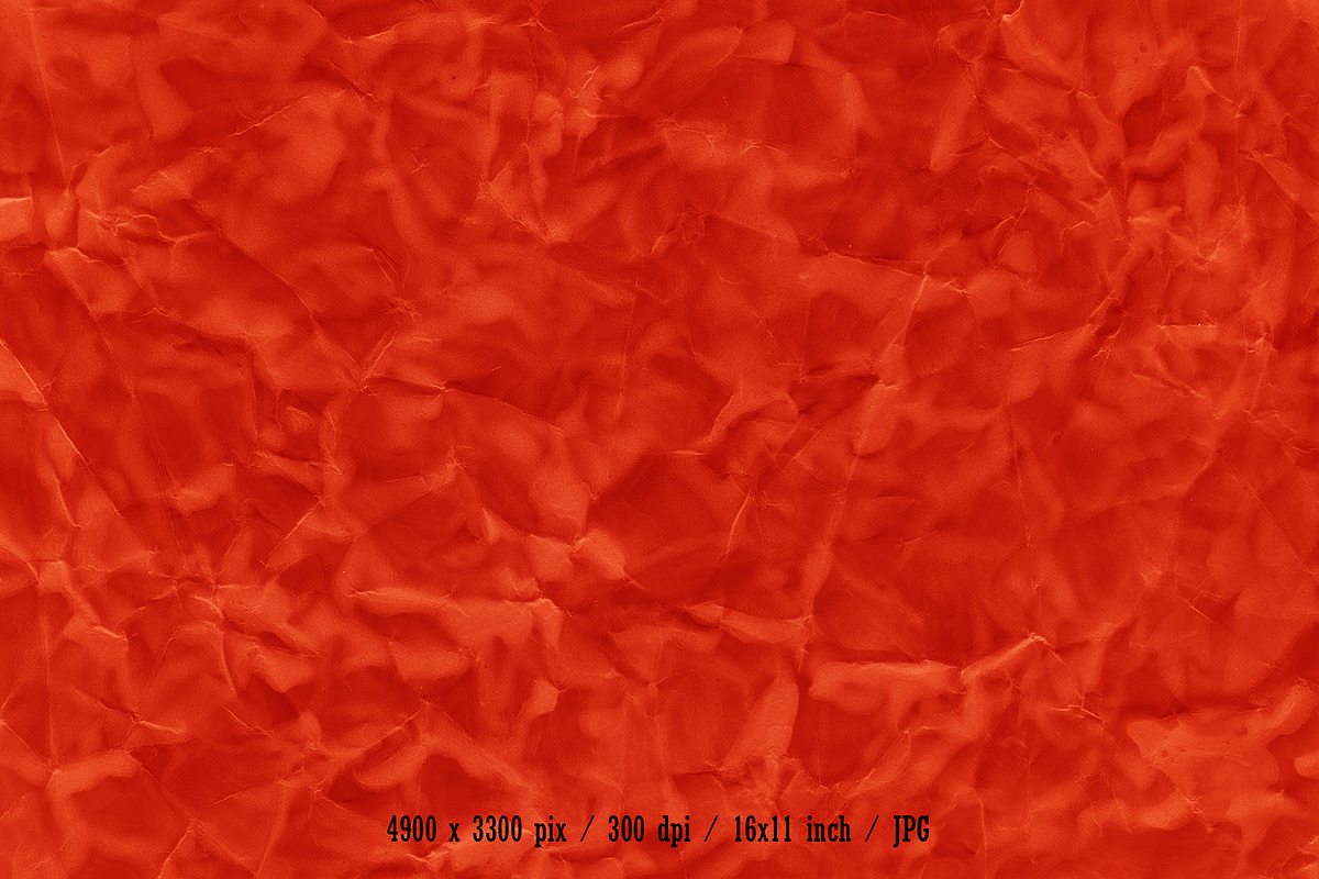 Red Crushed Paper Textures, a Texture Graphic by graphic7 (Photo 13 of 21)