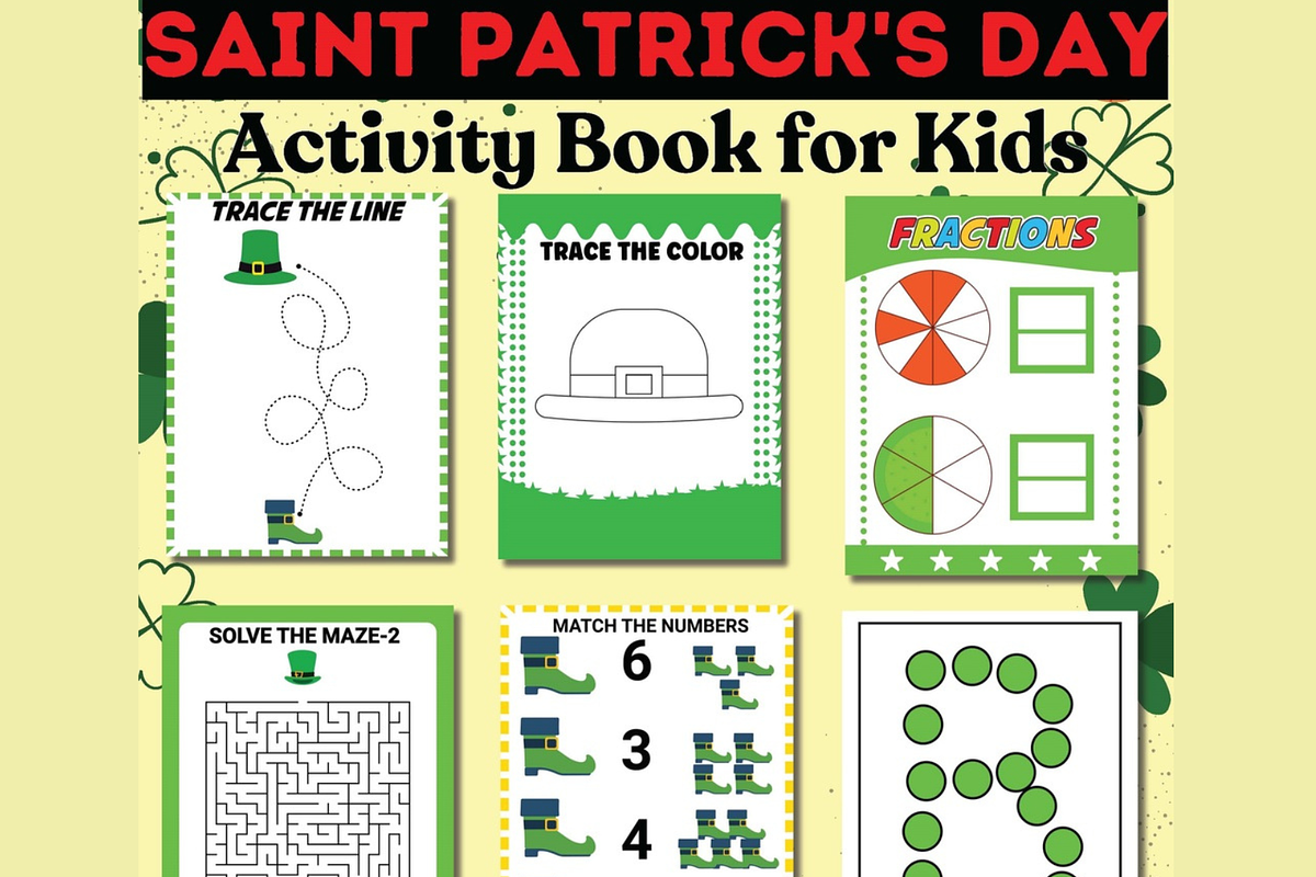 Saint Patrick's Day Activity Book, a Seasonal Illustration by Sourcedigi (Photo 1 of 2)