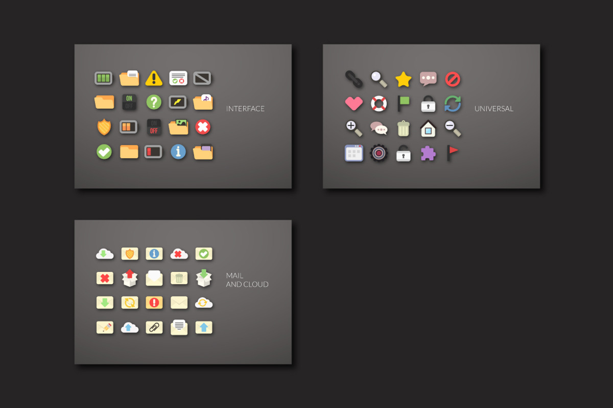 300 FLAT ICONS, an Icon by sidmaydesign (Photo 5 of 5)