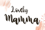 Lovely Mamma, a Handwritten Font by nongnuchpolyiam1 (Thumbnail 1 of 6)