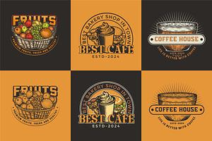 Bakery vintage colorful logotype, a Branding & Logo Template by Billah Hub