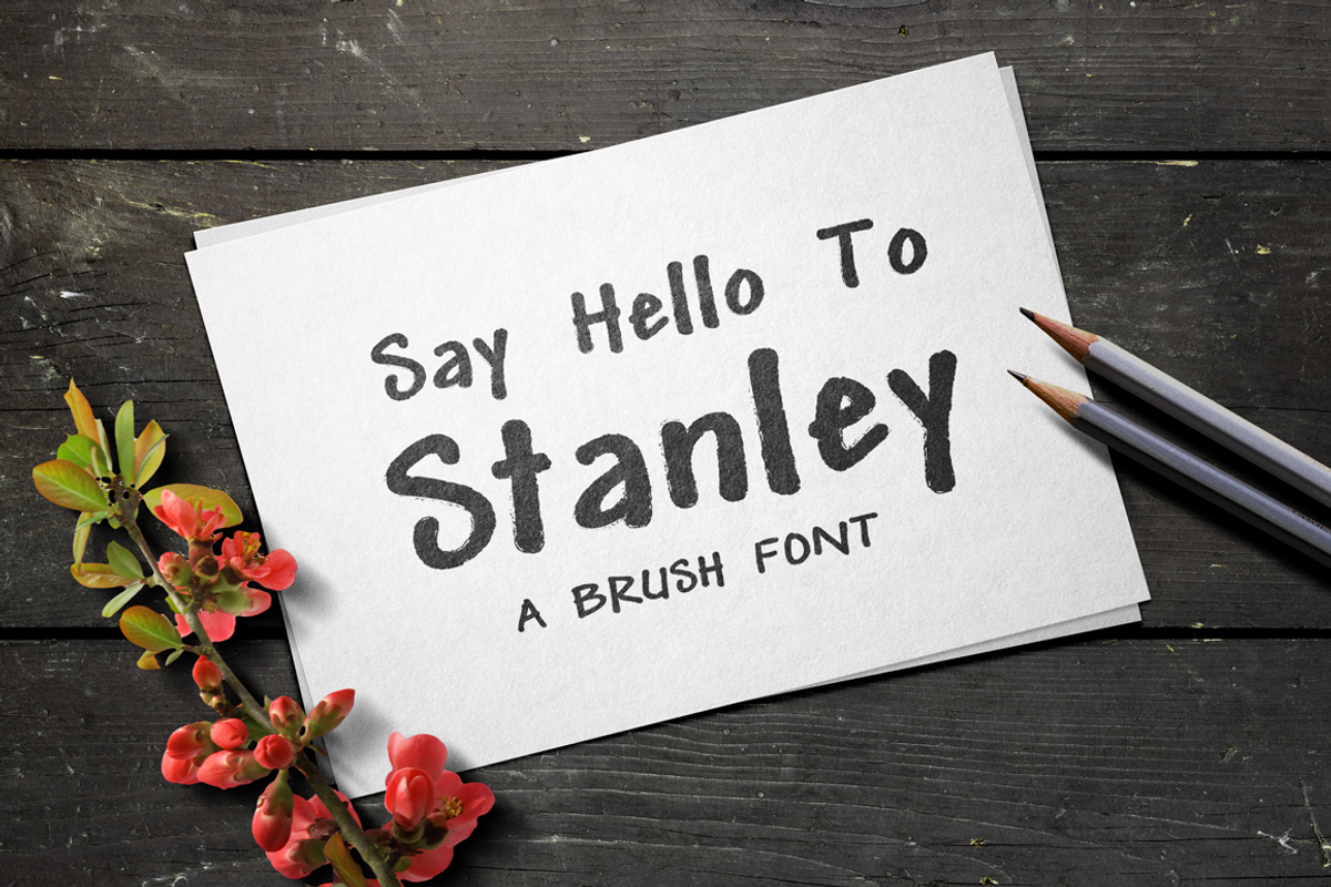 Stanley Brush Font