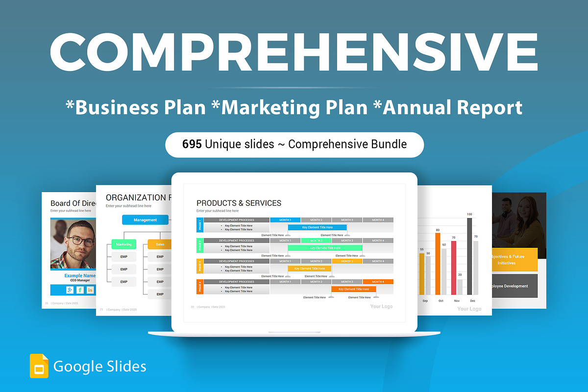 Comprehensive Google Slides Bundle, a Presentation Template by SlideOne