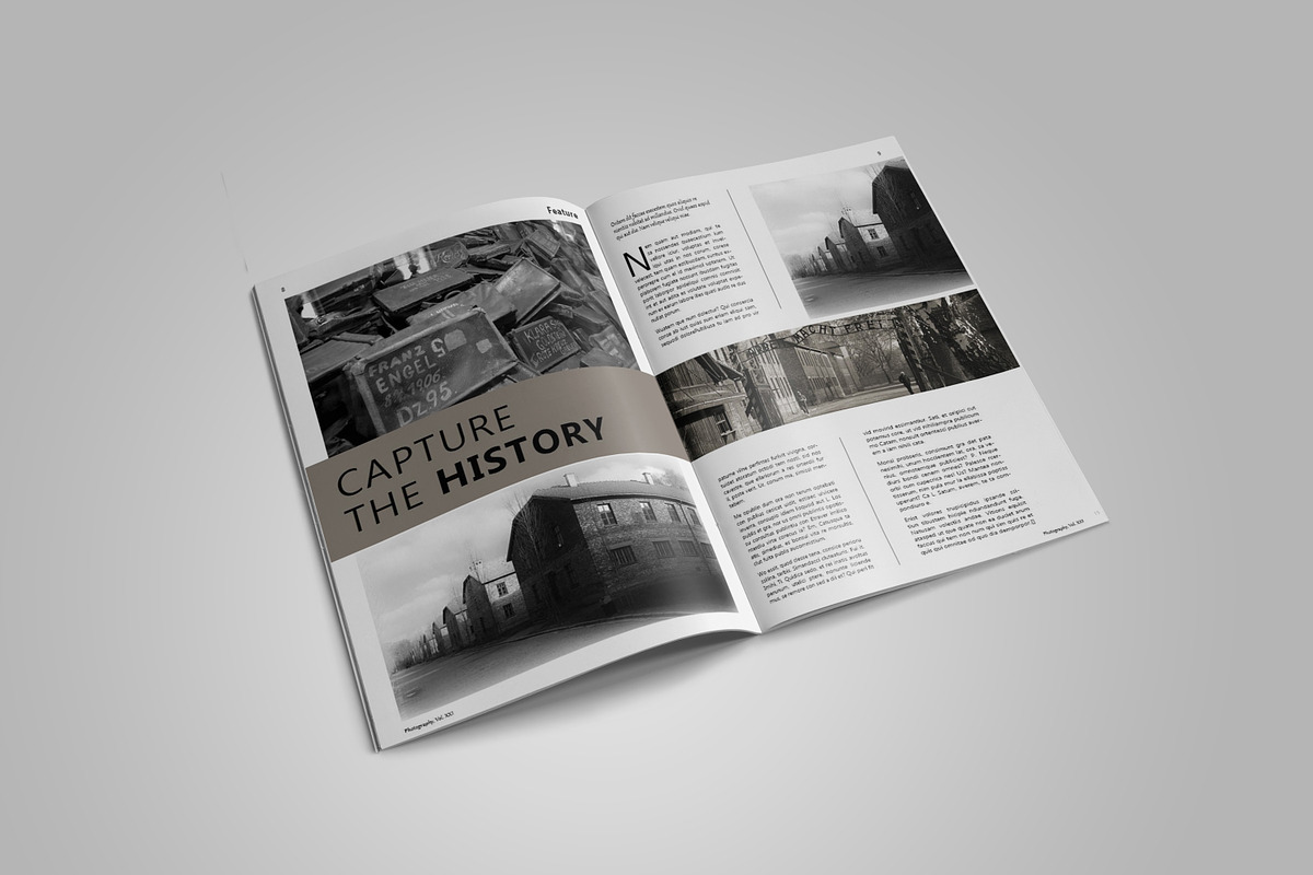Photograph Magazine Template, a Magazine Template by Bookrak Graphic Design (Photo 5 of 13)