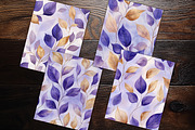 Lavender Gold Botanicals Scrapbooks, a Background Graphic by V Design Creator (Thumbnail 10 of 12)