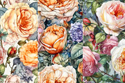 Vintage Flowers Digital Papers, a Pattern Graphic by BonaDesigns (Thumbnail 4 of 5)