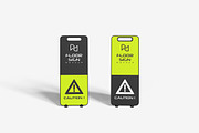 Floor Sign Mockup, a Product Mockup by MrLetters (Thumbnail 2 of 5)