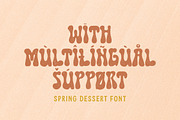 Spring Dessert - A Stylish Retro, a Font by Littlehand (Thumbnail 9 of 9)