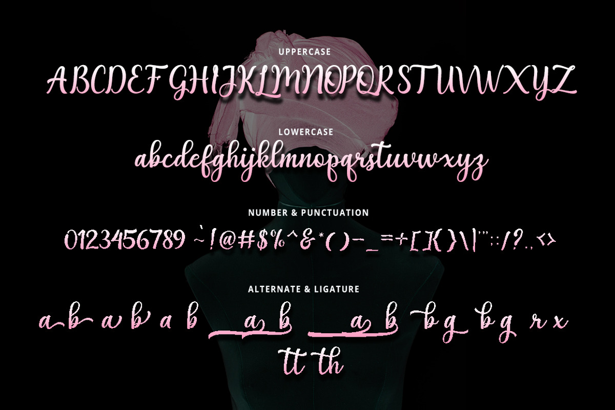 Agnetha, a Script Font by Uloel Design (Photo 6 of 6)