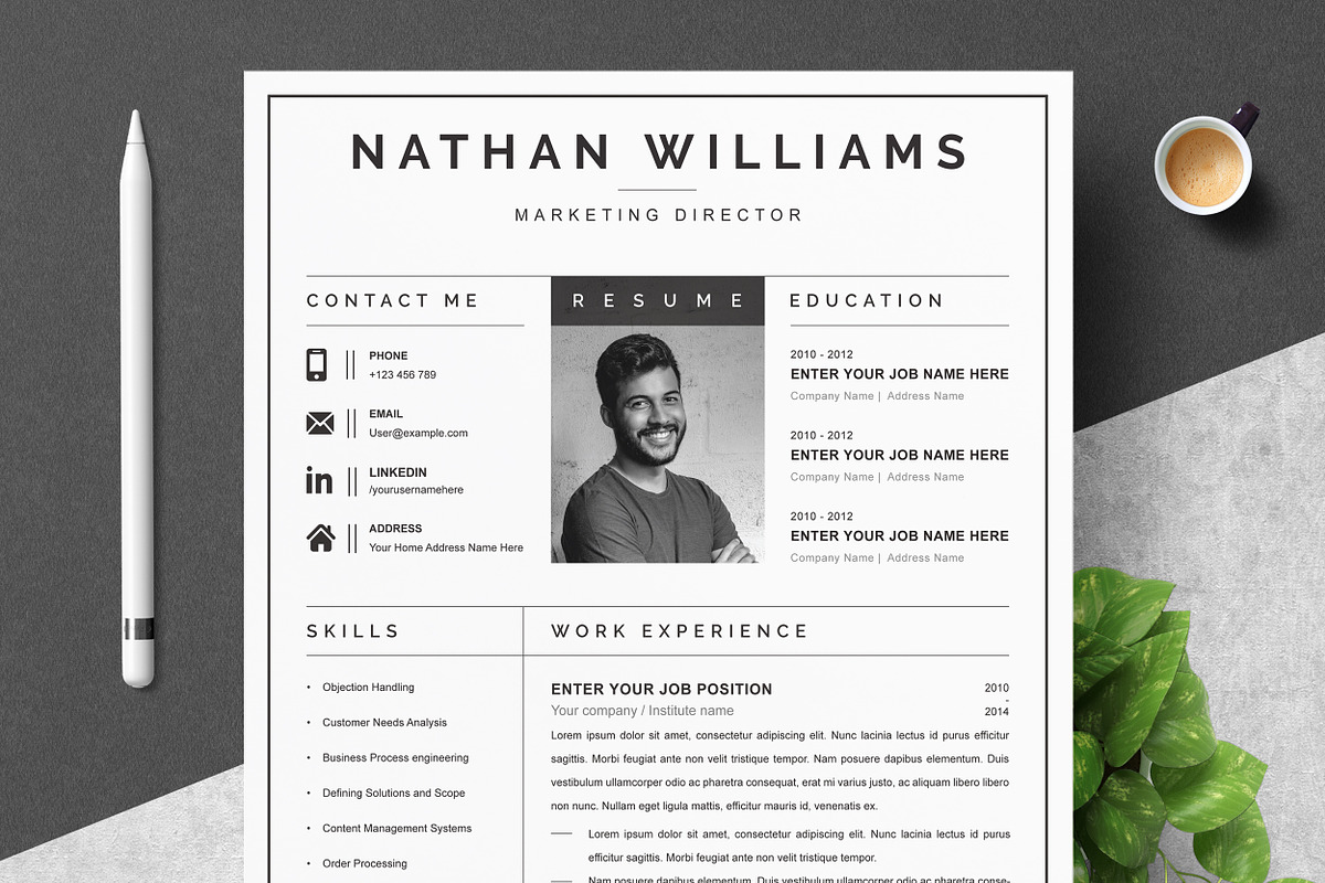 JOB WINNING RESUME - 50 TEMPLATES, a Resume Template by ResumeInventor (Photo 152 of 184)