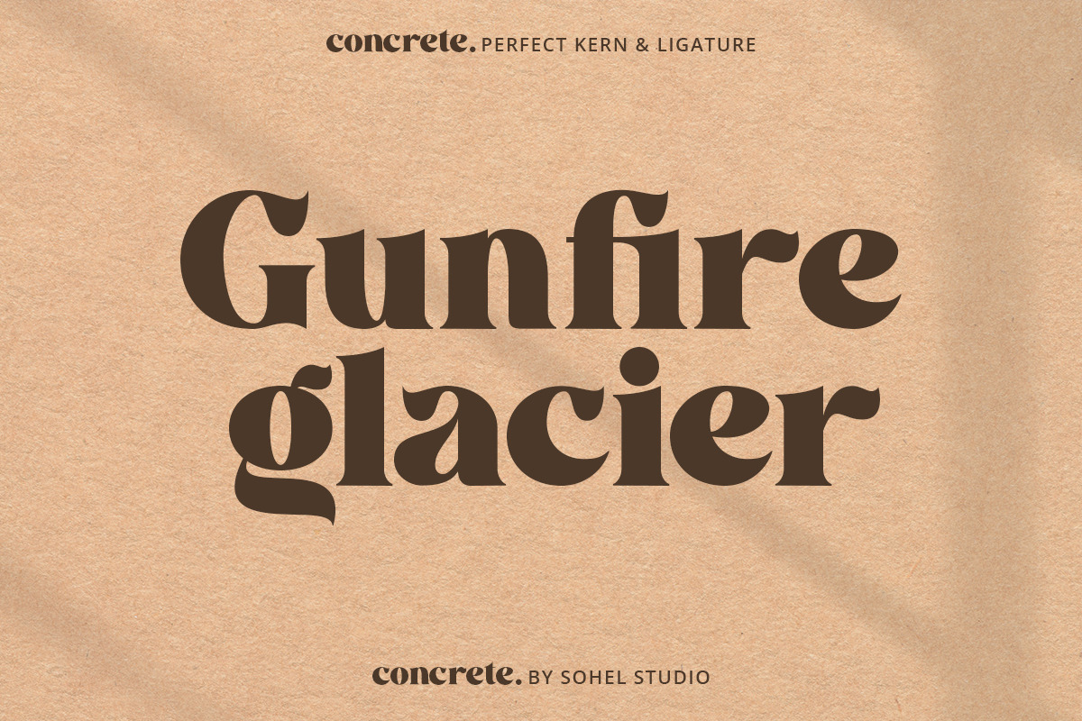 Concrete - Bold Advertising Typeface, a Serif Font by Sohel Studio (Photo 8 of 12)