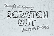Scratchout - Hand-Drawn Typeface, a Handwritten Font by xyGraphic (Thumbnail 1 of 9)