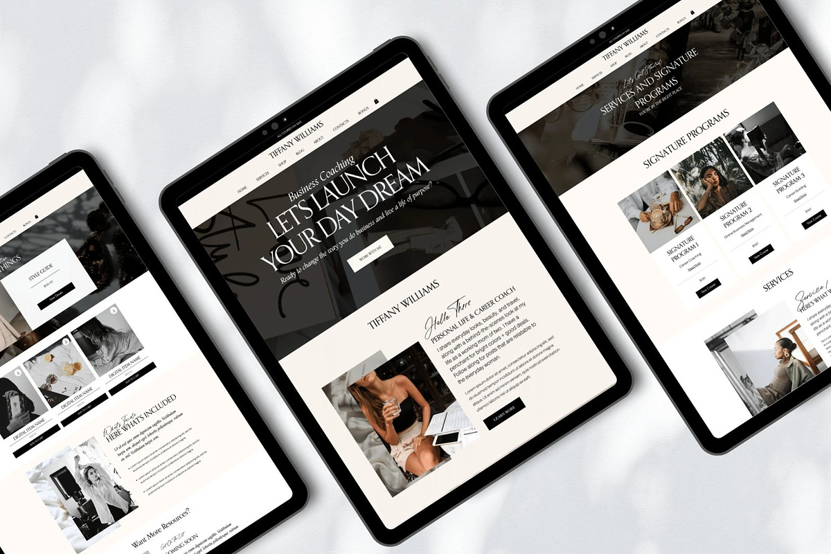 Wix Website template coach, a Wix Template by Presentibox (Photo 4 of 11)