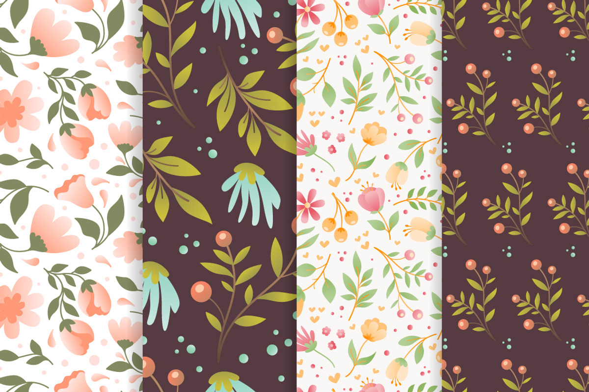 Meadow 100 floral seamless patterns, a Pattern Graphic by DariSmartArt (Photo 26 of 33)