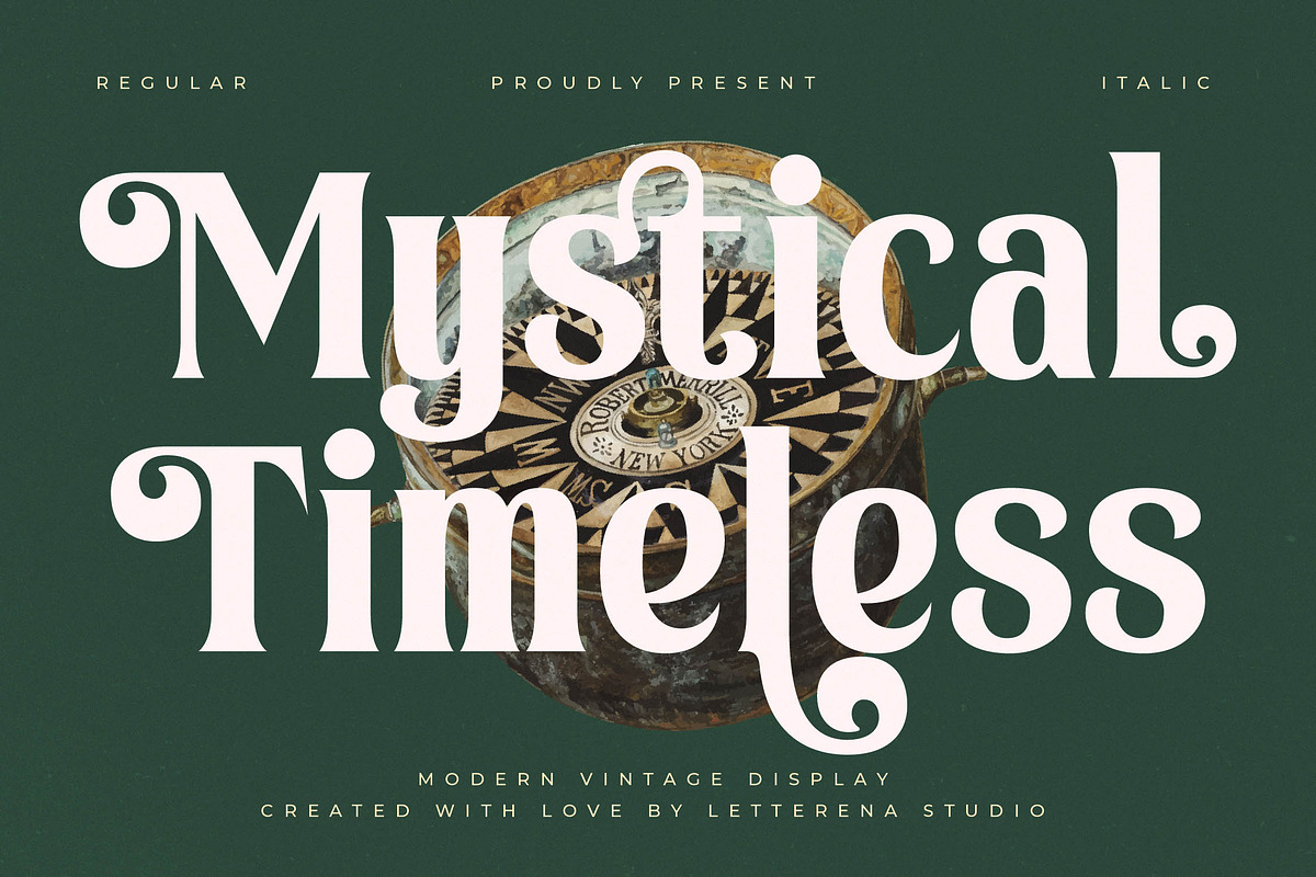 Mystical Timeless Modern Vintage, a Serif Font by Letterena Studios (Photo 1 of 15)