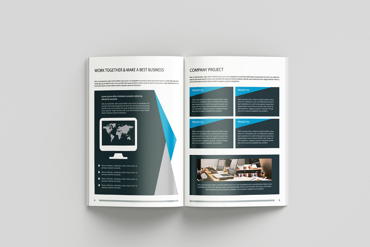 Business Brochure Template, a Brochure Template by retrographix (Photo 7 of 13)