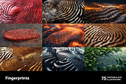 Fingerprints. 75 images, an Object Illustration by Handmadefont (Thumbnail 9 of 15)