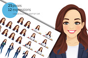 Business woman bundle, a Work Illustration by Volha Hlinskaya (Thumbnail 1 of 8)