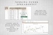 Digital Sinking Funds Excel Template, a Templates & Theme by BRANDcontent (Thumbnail 3 of 6)