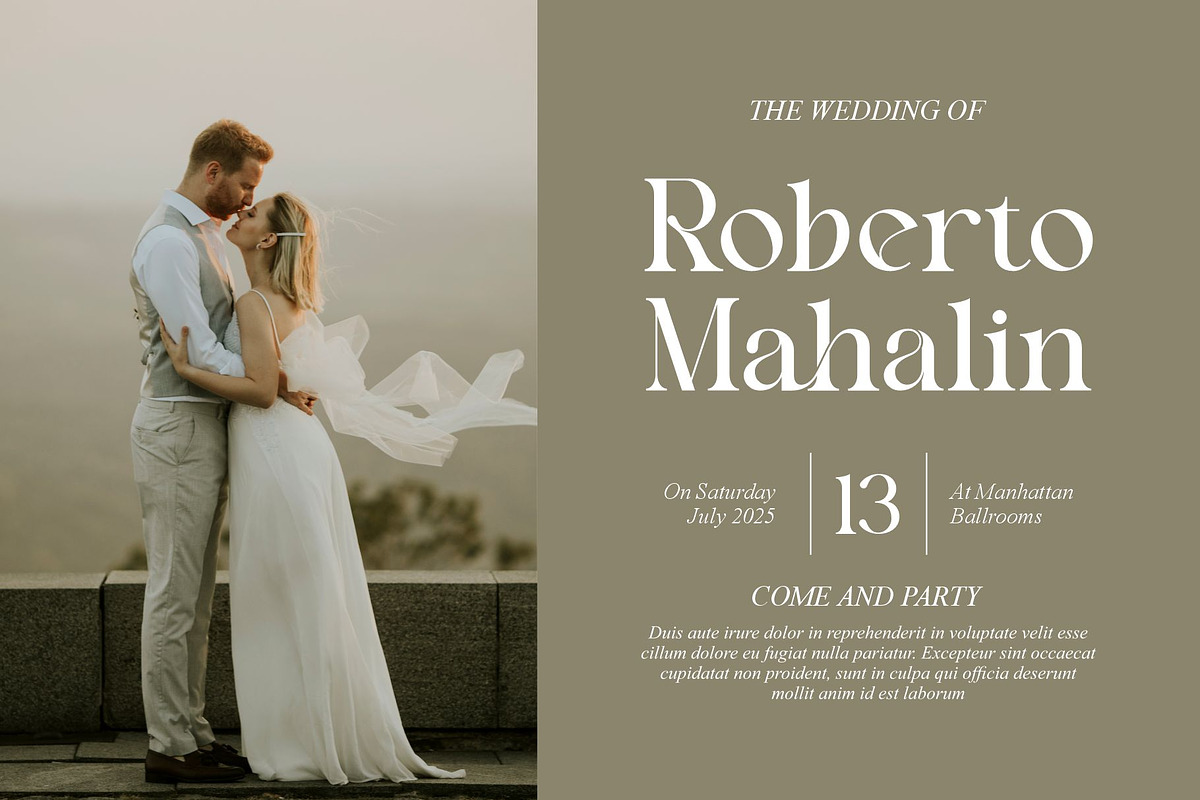 Beniga || Modern Elegant Serif Font, a Serif Font by Ermedia Studio (Photo 5 of 10)
