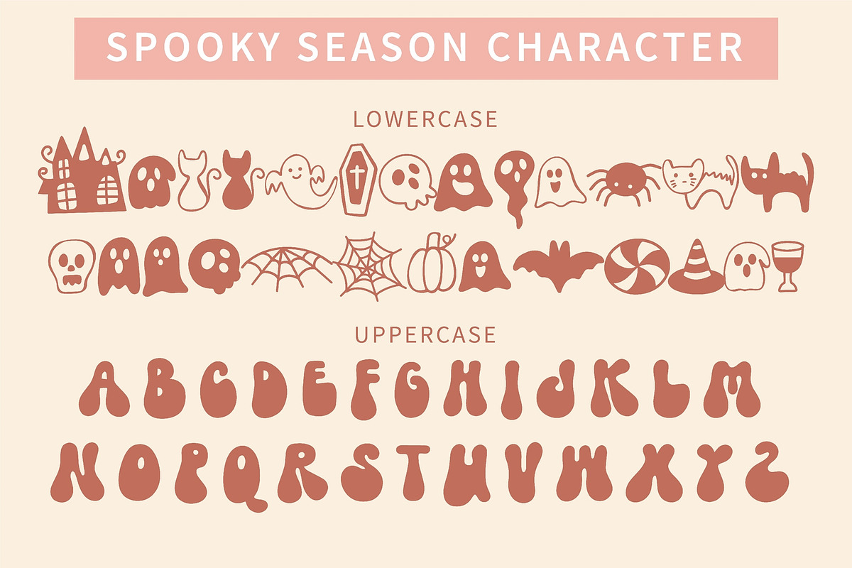 Spooky Season-A Retro Halloween font, a Handwritten Font by BitongType (Photo 7 of 7)