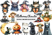 Halloween Character Clipart, an Illustration by Daily.Designs (Thumbnail 1 of 5)