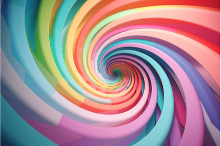 Hypnotic multicolored spiral wave, an Arts & Entertainment Photo by Ylivdesign