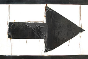 Grunge road sign, a Photo by saiko3p
