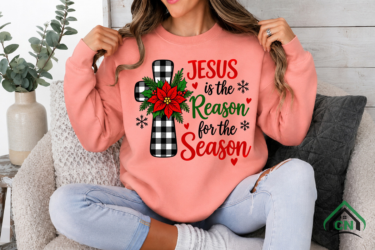 Jesus Is the Reason for the Season, a Seasonal Illustration by Craft Nest (Photo 3 of 6)