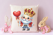 Funny Valentine's grandpa clipart, an Illustration by RobertsArt (Thumbnail 2 of 7)