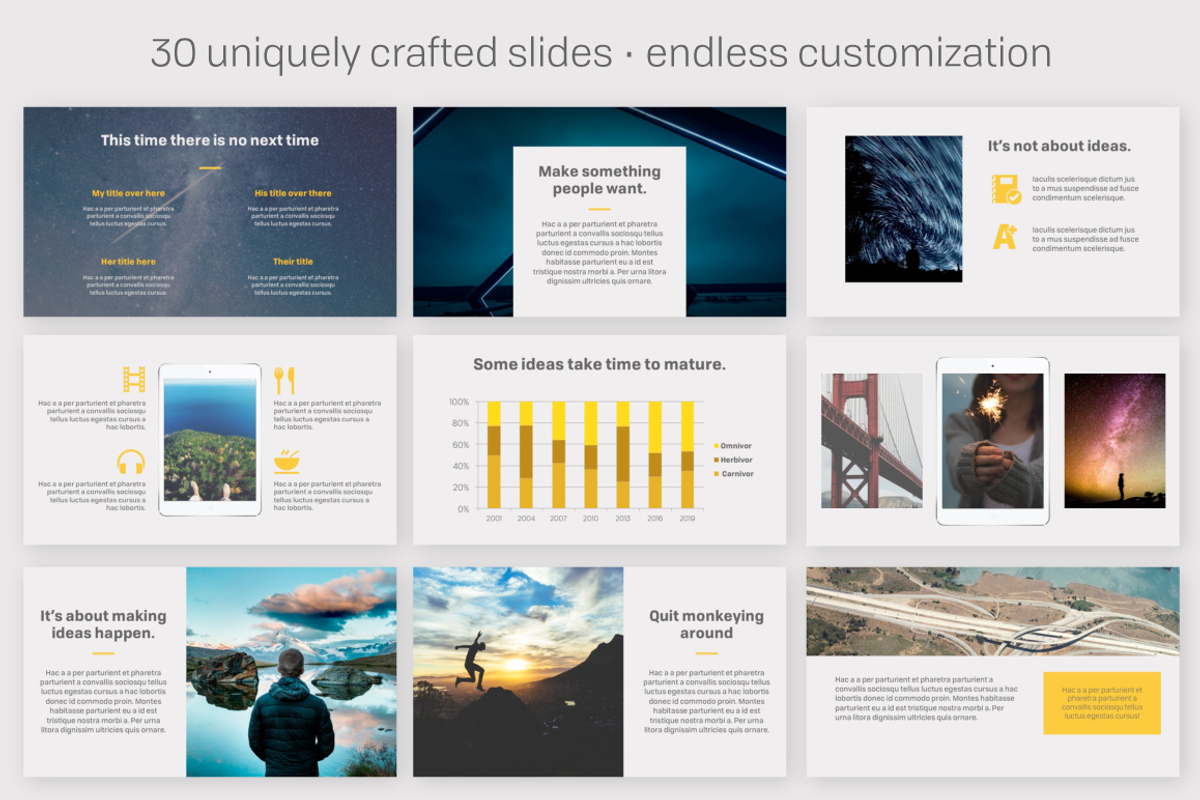 ANIA PowerPoint Template, a Presentation Template by Projectile (Photo 3 of 4)