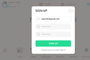 GUI - Mono Round, an UI Kit Template by LAYERLAB (Thumbnail 5 of 32)