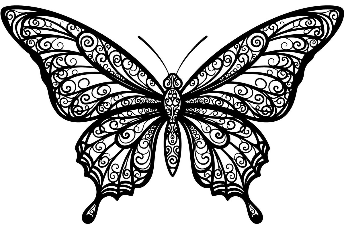 Beautiful Butterfly Silhouette, an Object Graphic by Designer_Momina (Photo 20 of 20)