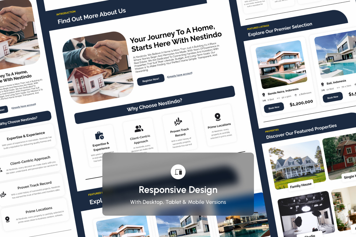 Nestindo - Property Landing Page preview 3