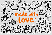 Food & Kitchen Hand-Drawn Doodle, a Food Illustration by Huza Studio (Thumbnail 7 of 10)