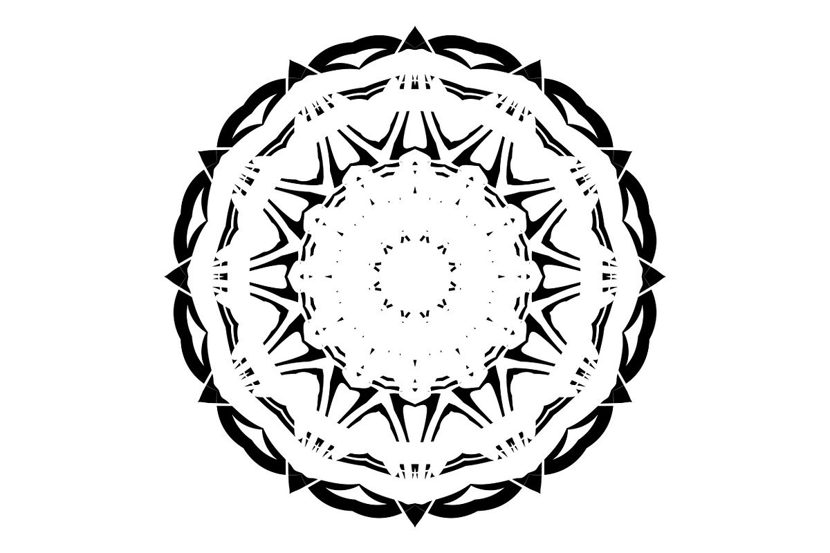 Artistic Mandala Vector Collection, a Decorative Illustration by NJ Himel (Photo 76 of 101)