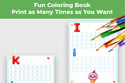Alphabet Tracing Workbook A to Z, an Education Illustration by Mohammad Sarfaraz (Thumbnail 4 of 13)