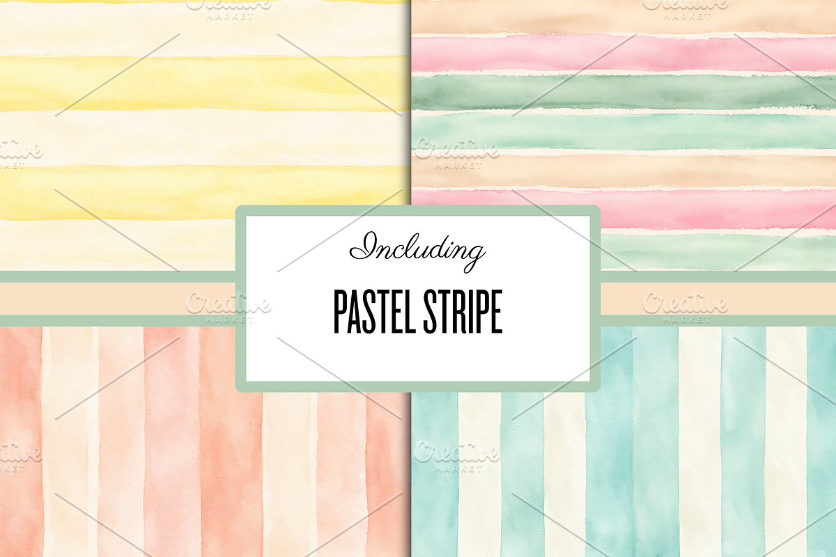 Spring Easter Watercolor Digital BG, a Background Graphic by Neon Studio (Photo 2 of 6)