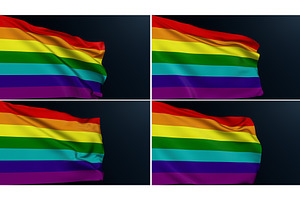 gay pride flag lgbt tolerance, a Textures & Material 3D Model by Photo Drive Studio