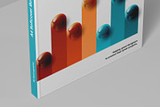 A4 Softcover Book Mockup - 10 views, a Books & Magazine Mockup by Illusiongraphic (Thumbnail 15 of 25)