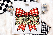 Merry Christmas Nurse Sublimation, a Seasonal Illustration by Libby Wishes (Thumbnail 2 of 4)
