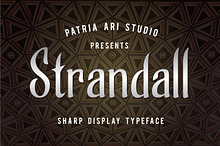 Strandall Display Typeface