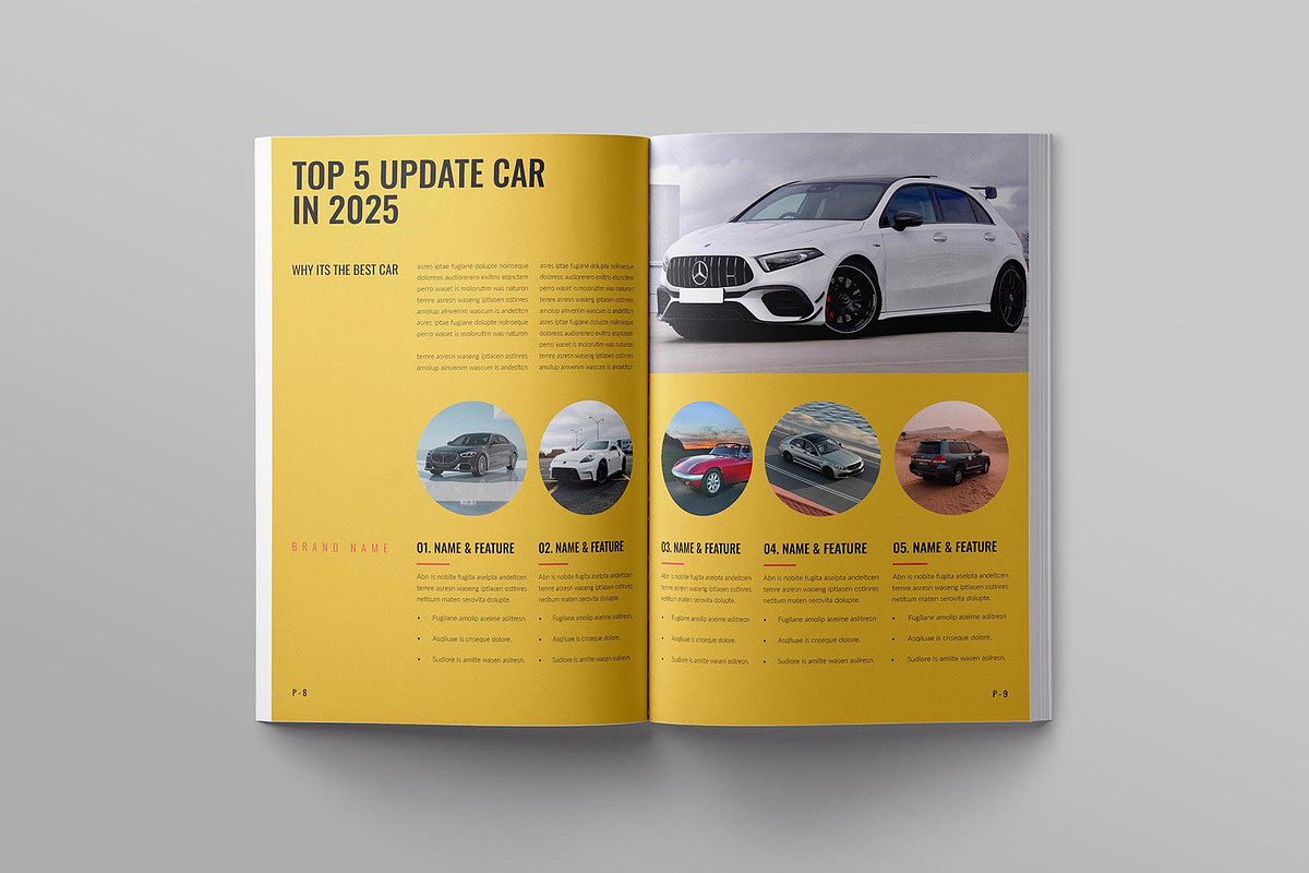 Car Magazine Template, a Magazine Template by ElvinPrint (Photo 4 of 8)