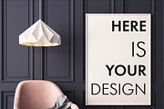Mockups posters in the interior, a Household Mockup by FilL239 (Thumbnail 4 of 15)