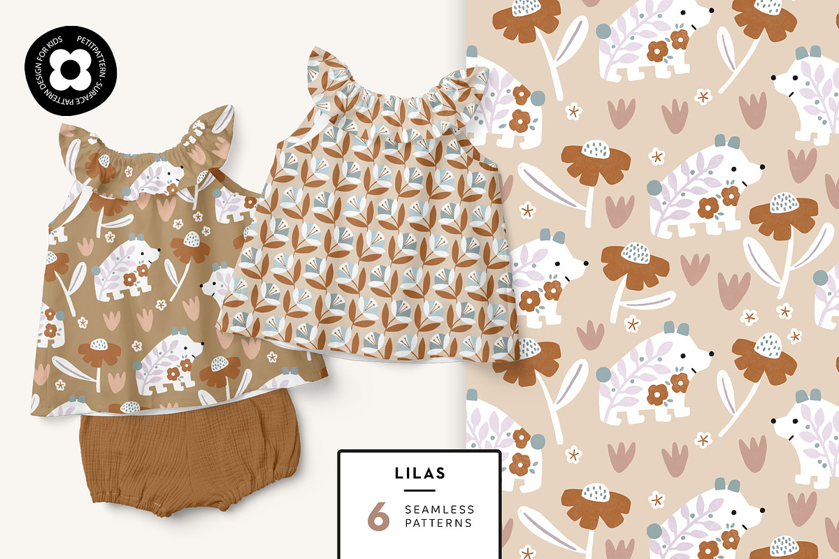 Lilas, a Pattern Graphic by Muriel Petitpattern (Photo 1 of 6)
