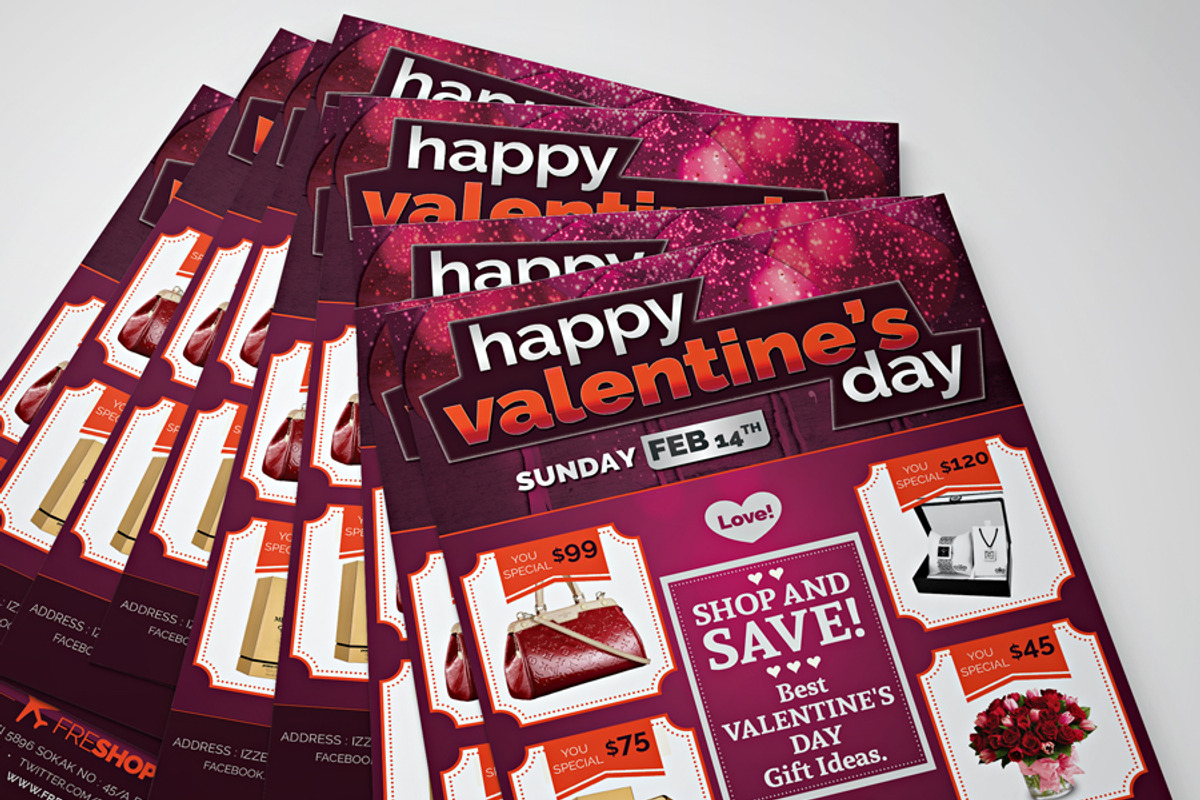 Happy Valentine's Day Flyer, a Flyer Template by fatihakdemir (Photo 3 of 4)